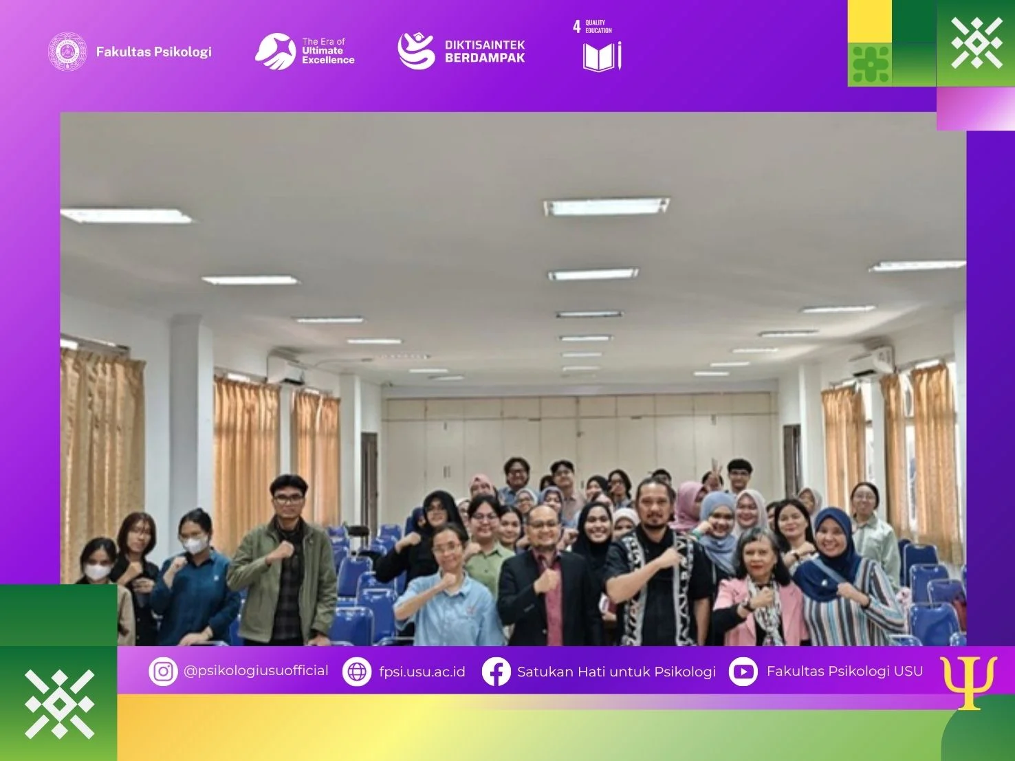 Fakultas Psikologi USU Gelar Workshop Penulisan Naskah Jurnal Menembus Scopus dengan Bantuan AI